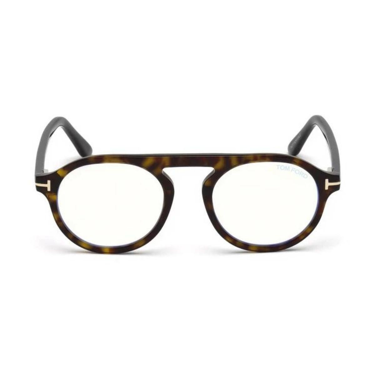 "buy Tom Ford 5534-B 052 round shape eyeglasses frame for men's and women's online at optorium"