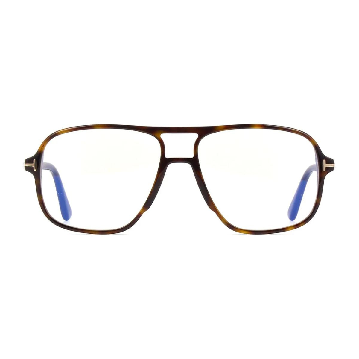 "Tom Ford TF5737-B 052 square eyeglasses for men, available online at Optorium."