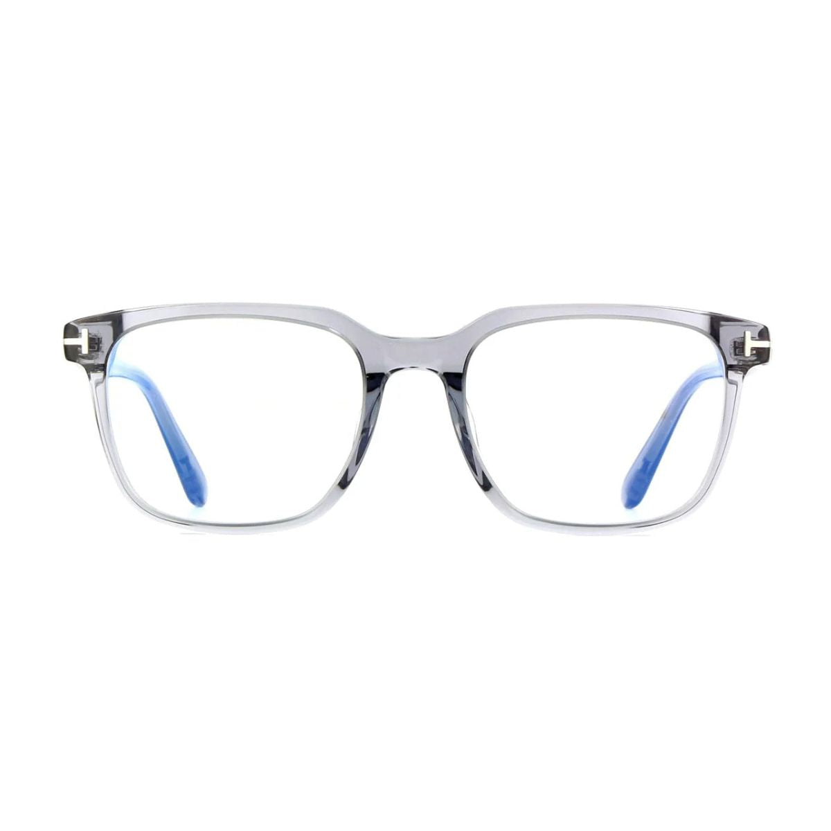 "Tom Ford TF5818-B 020 square eyeglasses for men and women, available online at Optorium."
