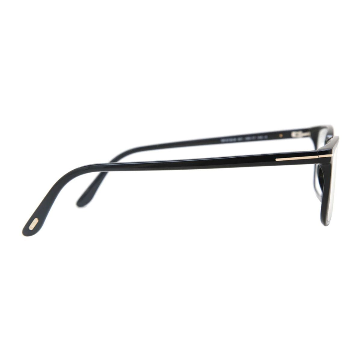 "Lightweight Tom Ford TF 5735-B 001 frame for men and women, perfect for daily wear, on Optorium."