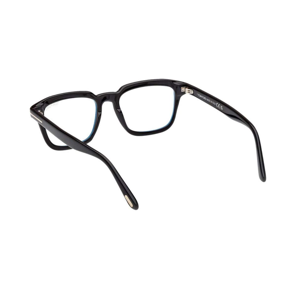 Grab authentic Tom Ford FT6032-B eyeglasses with lightweight acetate frame and classic black finish, available at Optorium.