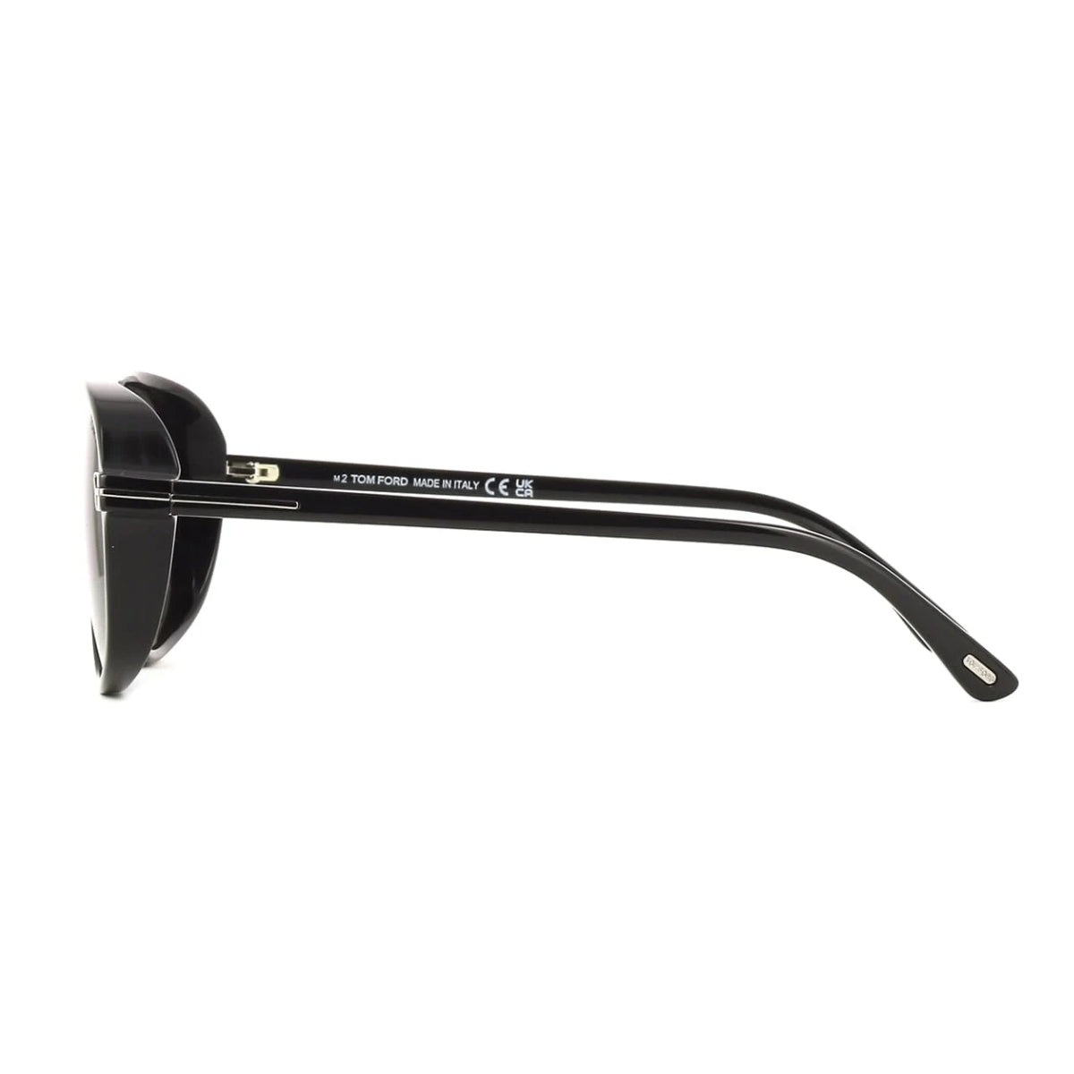 Tom Ford Guillaume TF1208-N ECO 01A eco acetate full rim aviator sunglasses – sustainable premium men’s eyewear