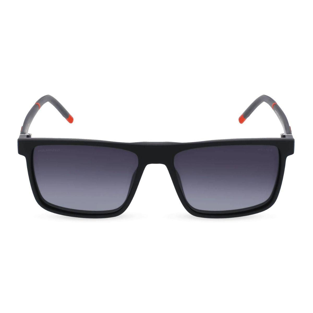 "Police UPLL74K I41P clip-on sunglasses for men, available to buy online at Optorium."