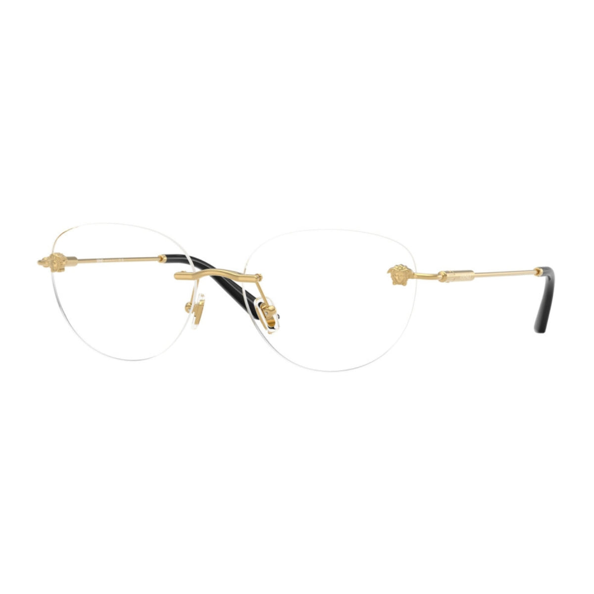 "Versace 1305 1002 women prescription eyeglass frame with premium build and signature logo accents Optorium"