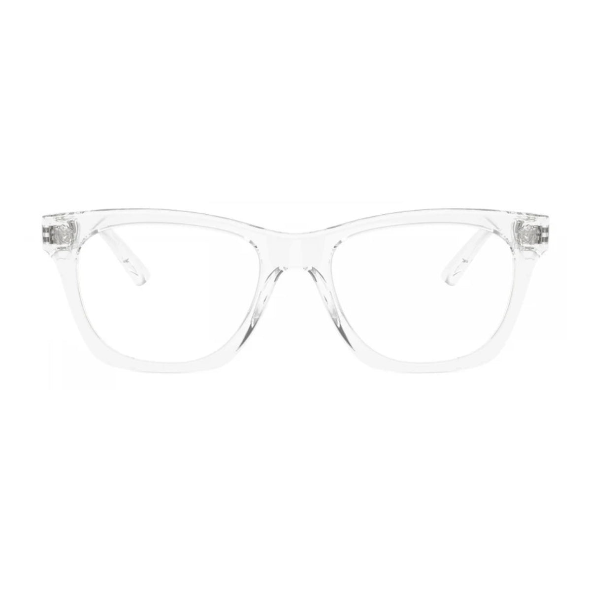 "Versace 3363U 148 men’s eyeglass frame with transparent acetate and signature Medusa logo temples Optorium"