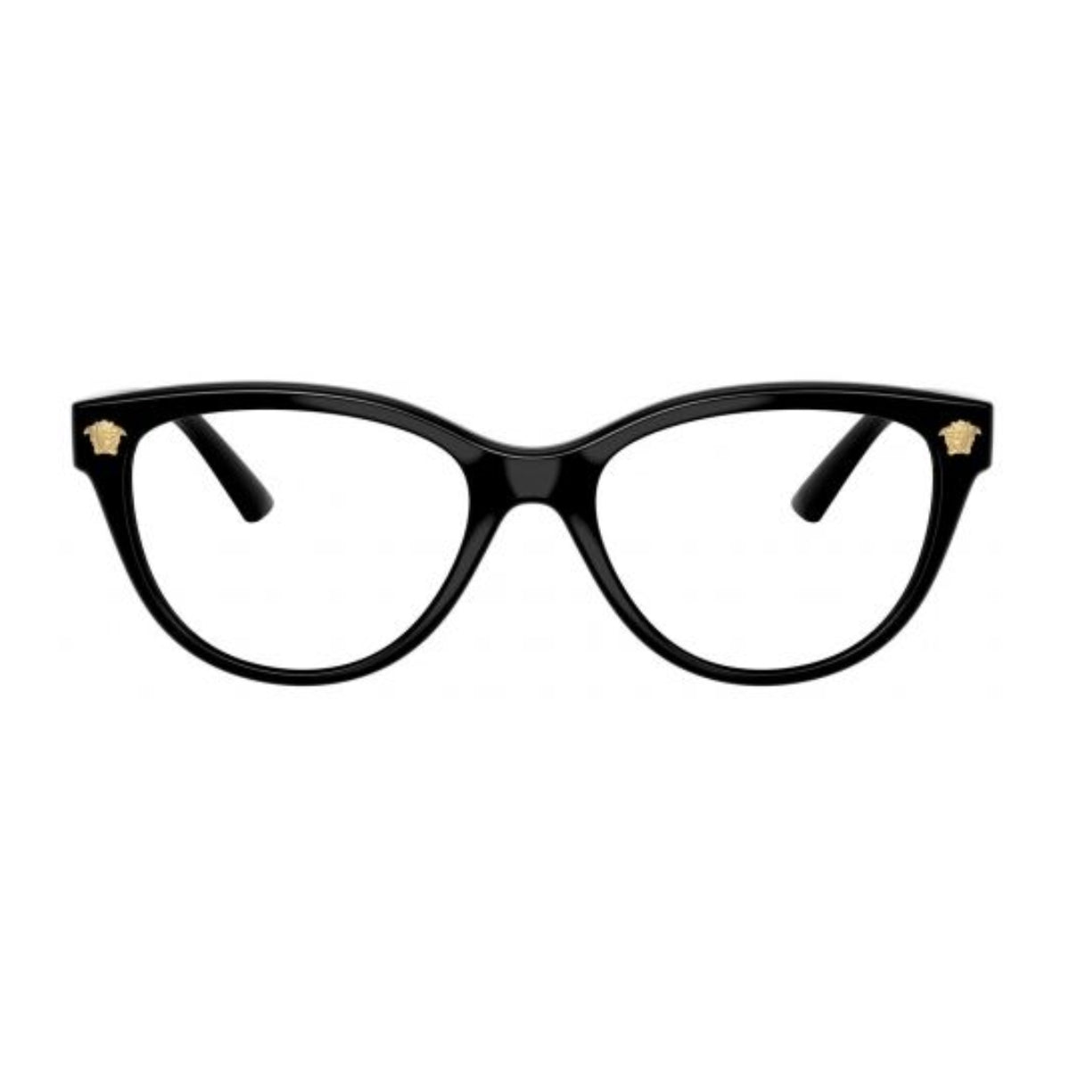 Versace 3365U GB1 black optical eyeglass frame for men with iconic Medusa temples and luxury acetate design Optorium