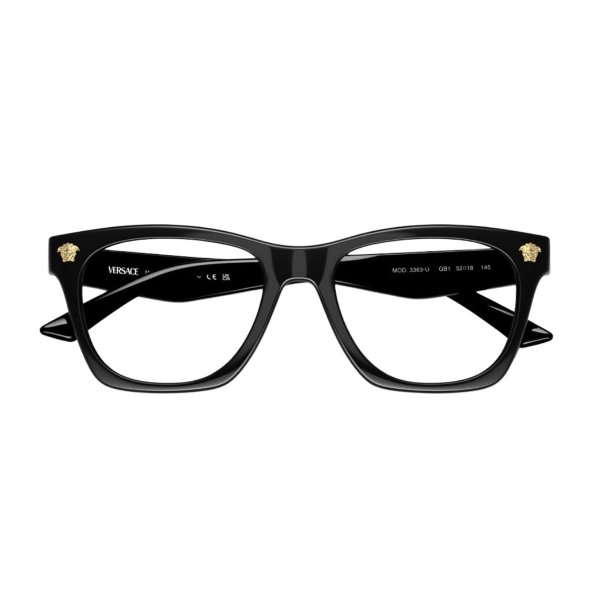 "Lightweight and versatile, the Versace 3363-U GB1 frame is perfect for daily wear, online at Optorium."