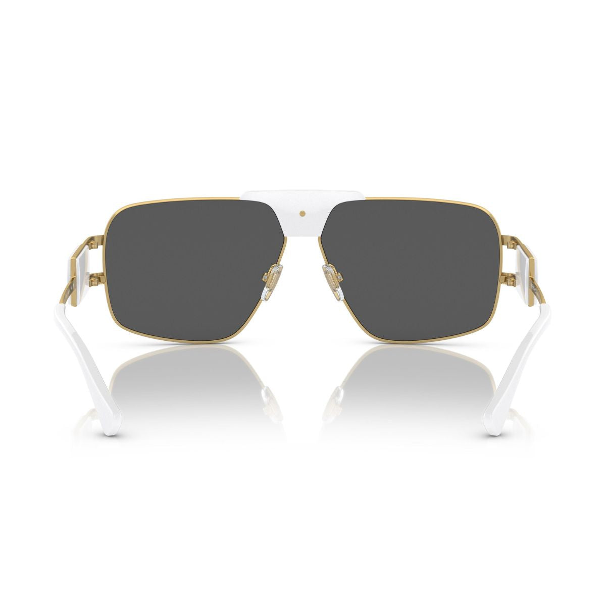 "Gold Versace Aviator Sunglasses 2251 1471/87 with UV protection | Optorium"