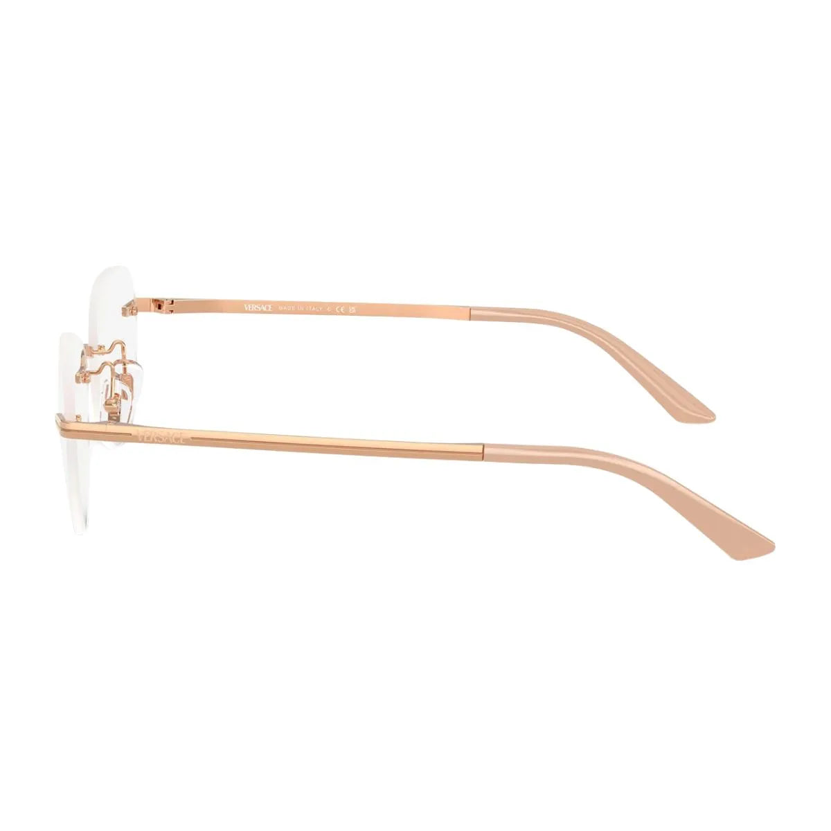 Stylish Versace rimless prescription glasses 1314-D 1412 at Optorium