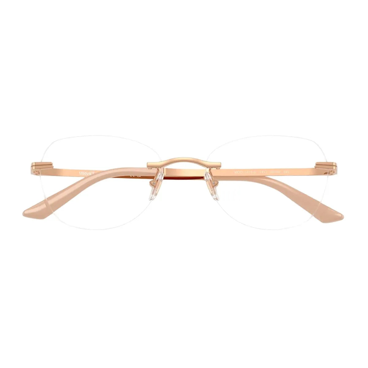 Versace gold colour temples eyeglasses 1314-D 1412 at Optorium