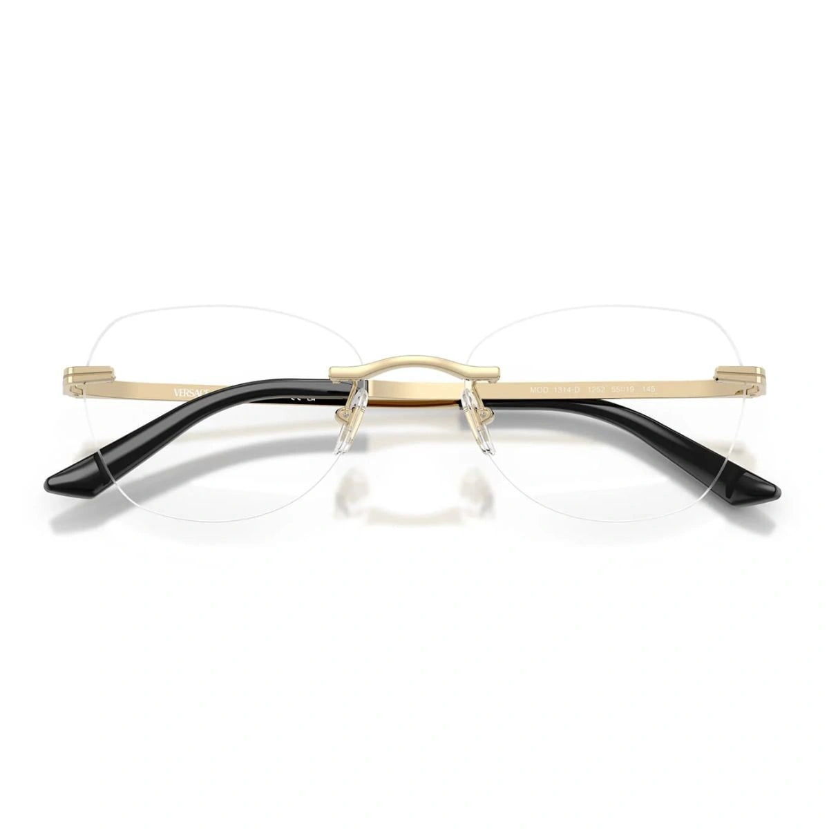 Versace eyewear 1314-D 1252 rimless frame at Optorium