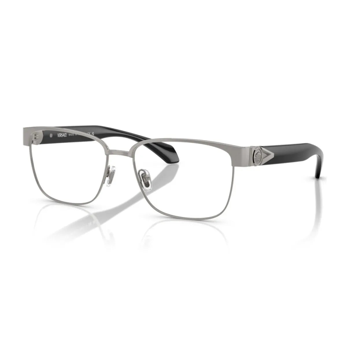 Buy Versace glasses 1306 1262 premium men’s square shape prescription eyeglasses metal frame with acetate temples Optorium