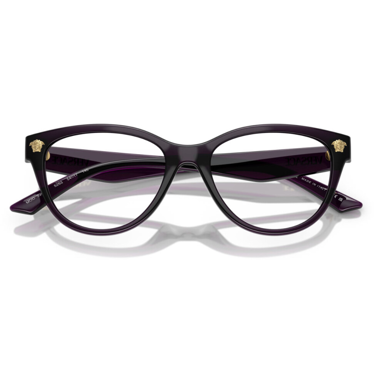 Discover the top-selling Versace VE3365U eyeglasses for women with signature cat eye styling, known for elegance and trending as best Versace Eyewear – optorium.