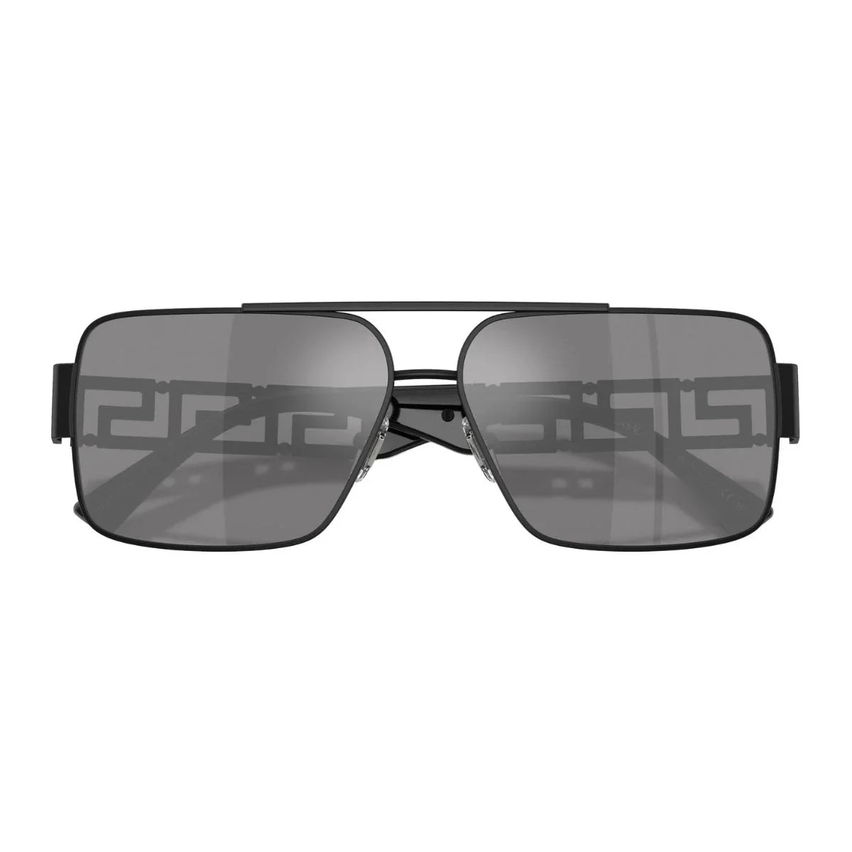Black color Versace rectangle sunglasses 2290 1261/6G with UV protection. Premium Versace sunglasses for men and women offering bold stylish sunglasses appeal. optorium