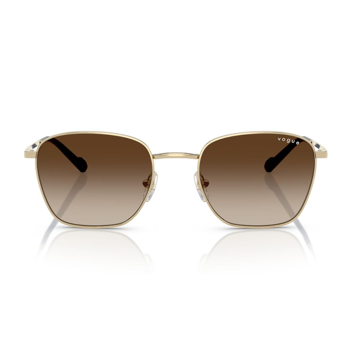 "Vogue 4322-S 848/13 metal optical frame with brown gradient lenses online at Optorium."