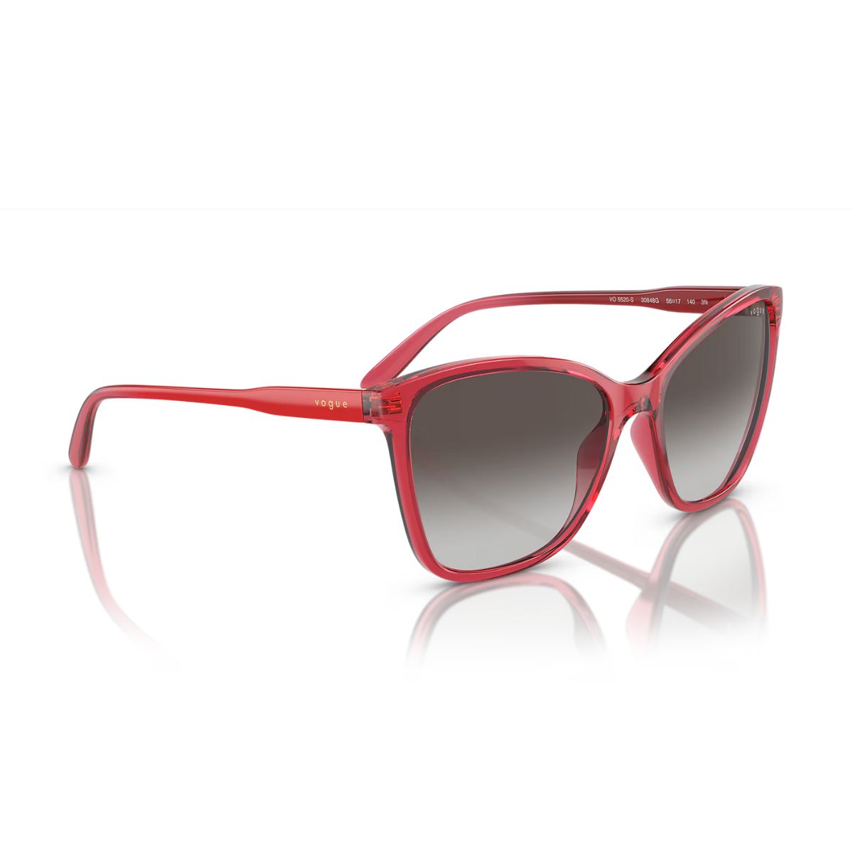 "Lightweight Vogue 5520-S 30848G nylon frame sunglasses for women online at Optorium."
