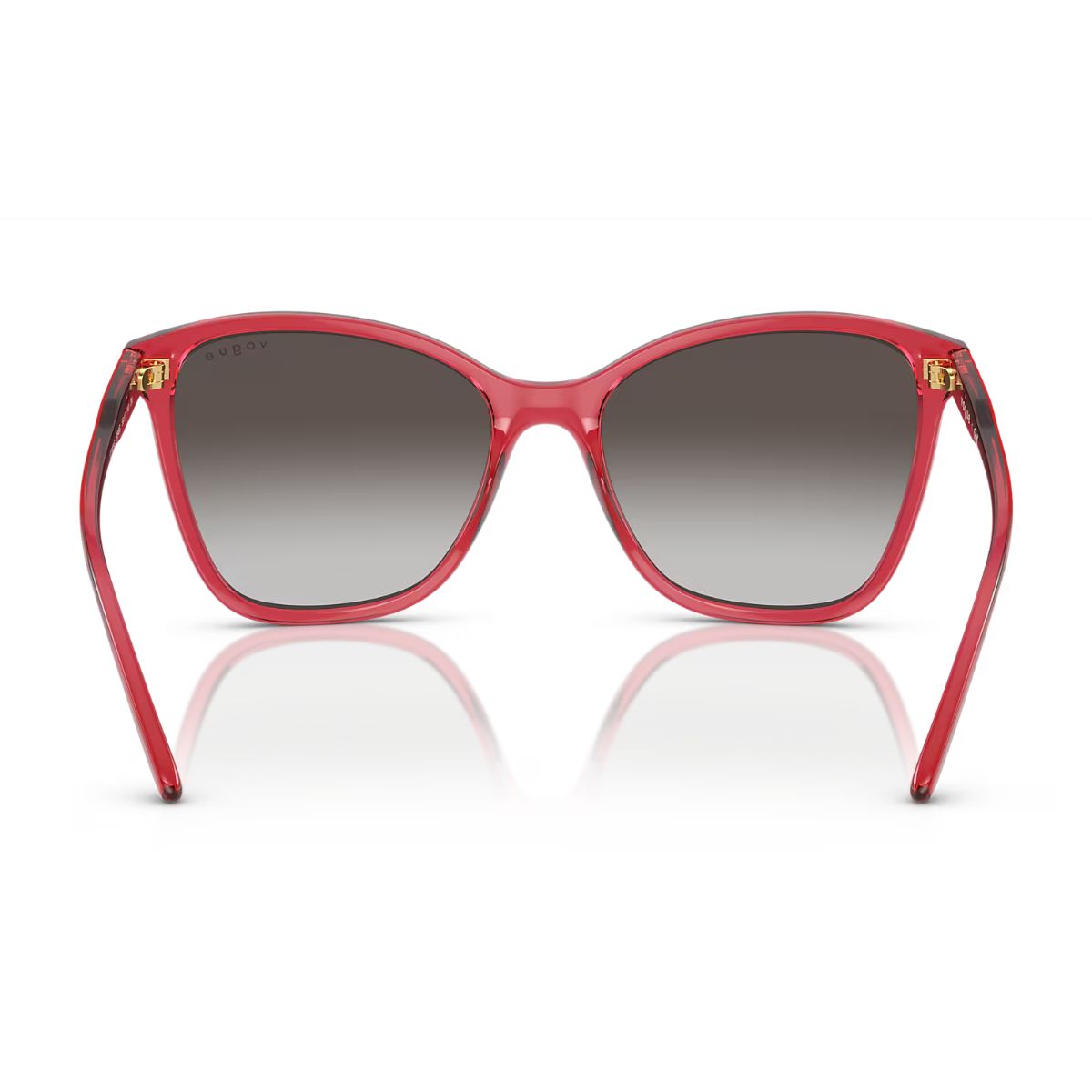 "Trendy Vogue 5520-S 30848G red cat-eye shades for women online at Optorium."
