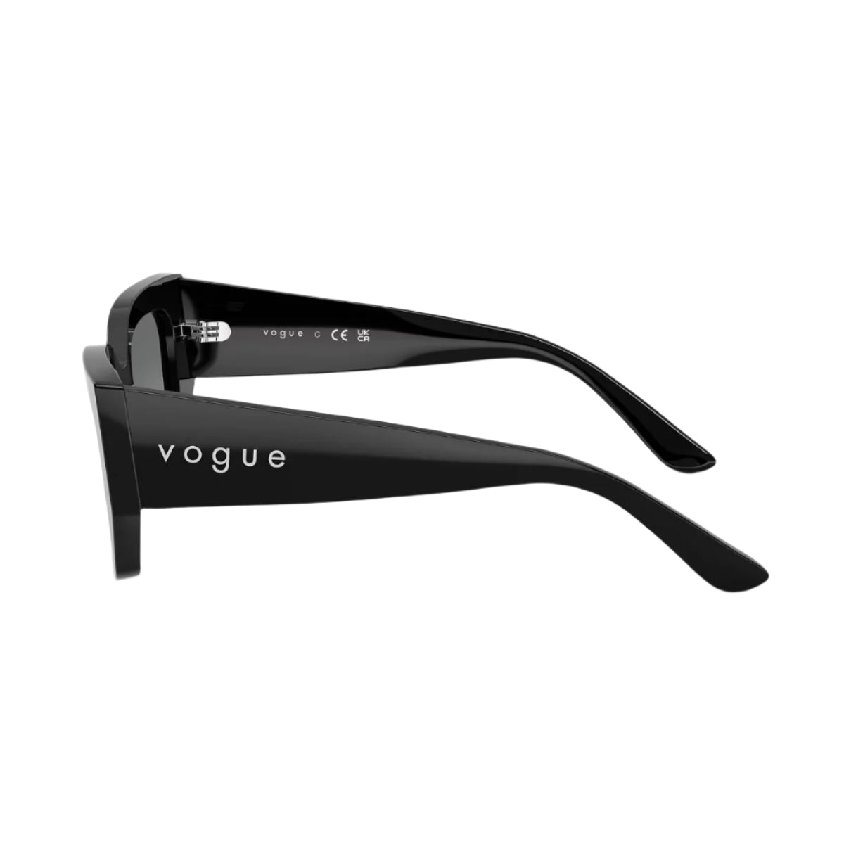 Women's Vogue 5583-S W44/11 sunglasses, black frame and grey UV protection lenses. Buy online at Optorium.