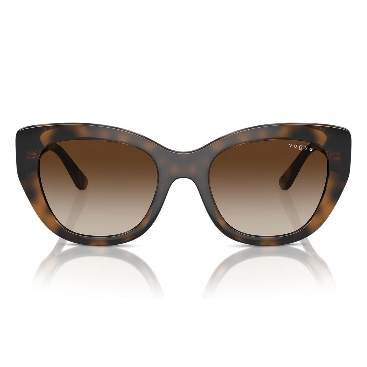 "Vogue Eyewear 5567 Cat Eye Sunglasses for Women in Havana color with UV protection, free shipping in India."