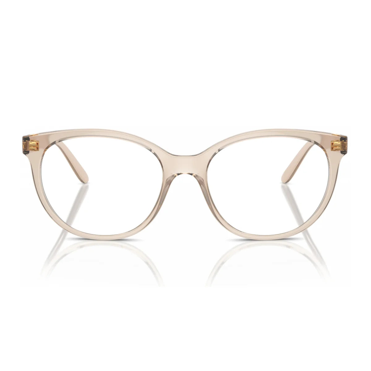 Vogue eyeglasses VO 5552 2884 women's Oval frame in transparent beige colour at Optorium