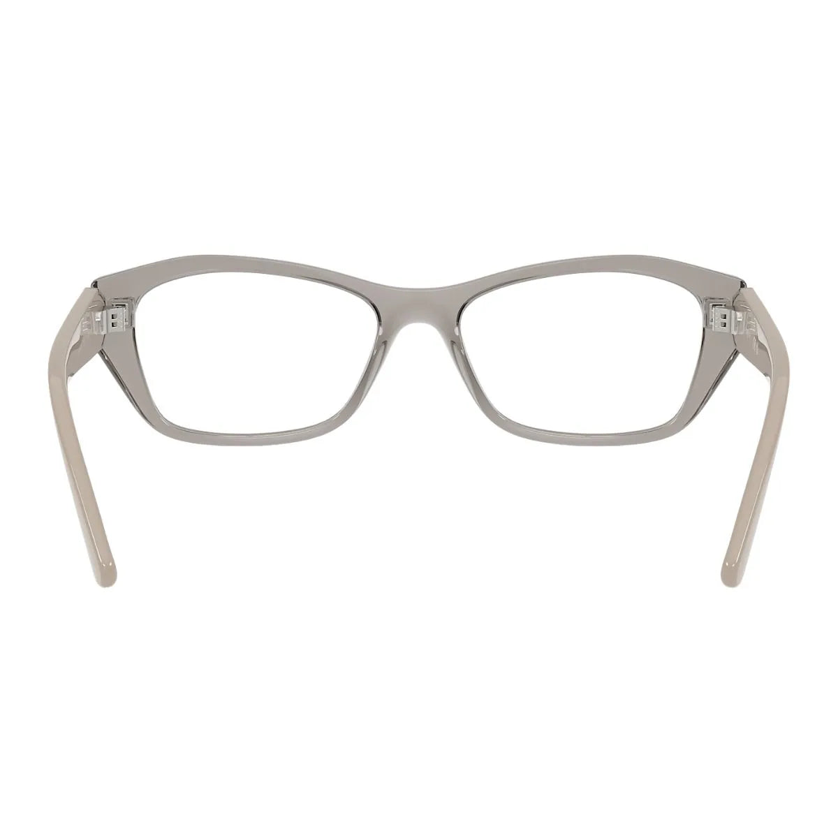Shop Vogue Frame VO 5676 2726, transparent grey color vogue frames for women, designer cat eye vogue optical frames, premium vogue eyewear India at Optorium.