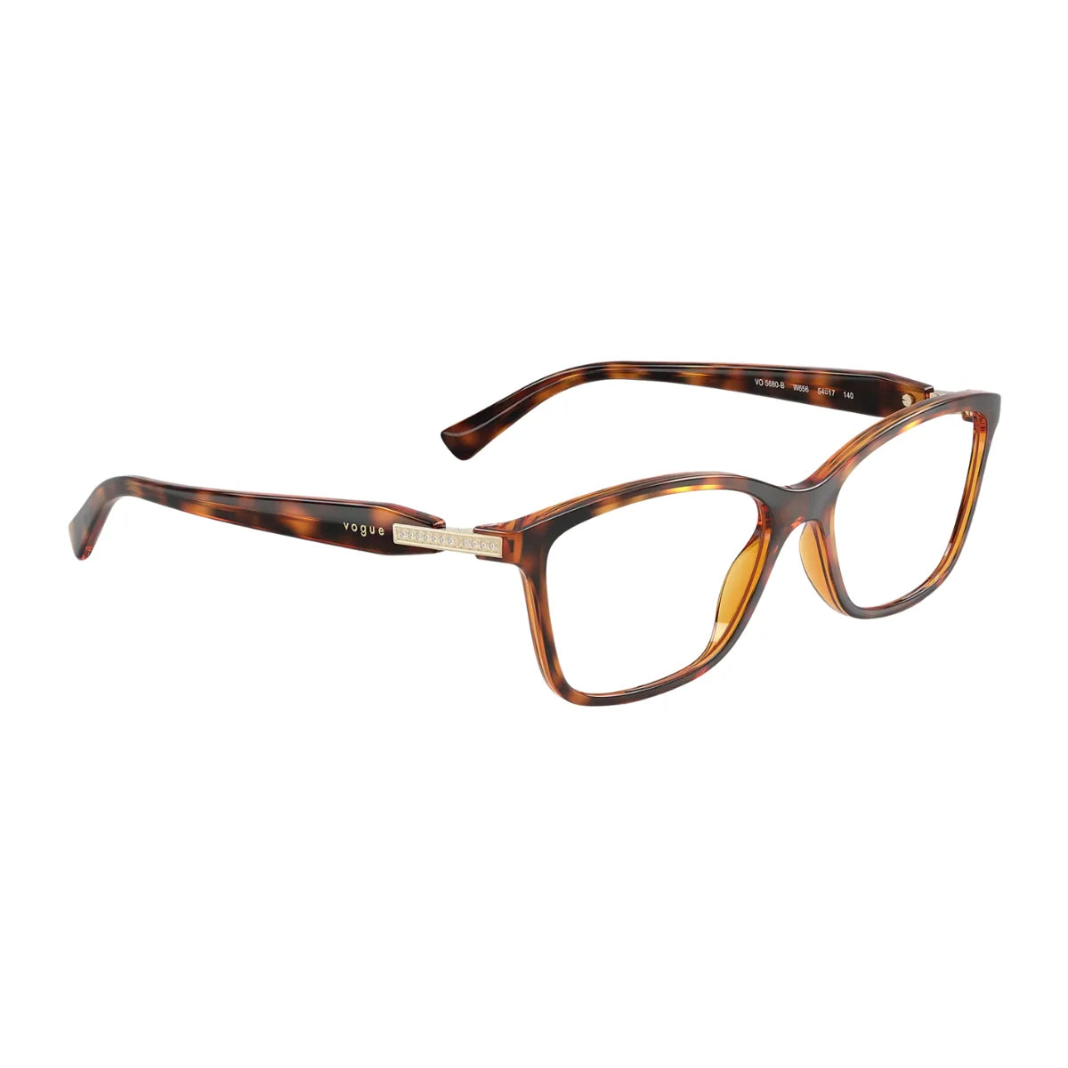 Premium Vogue optical frame VO 5680 B W656 women’s Havana eyeglass design at Optorium India