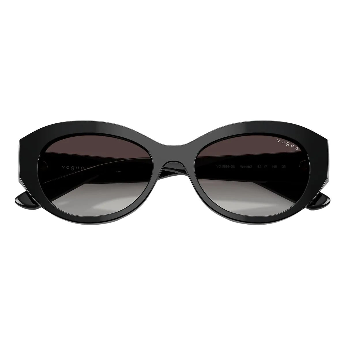 Discover sunglasses Vogue VO 5659-SU W44/8G shiny black color rectangle frame UV protection optorium