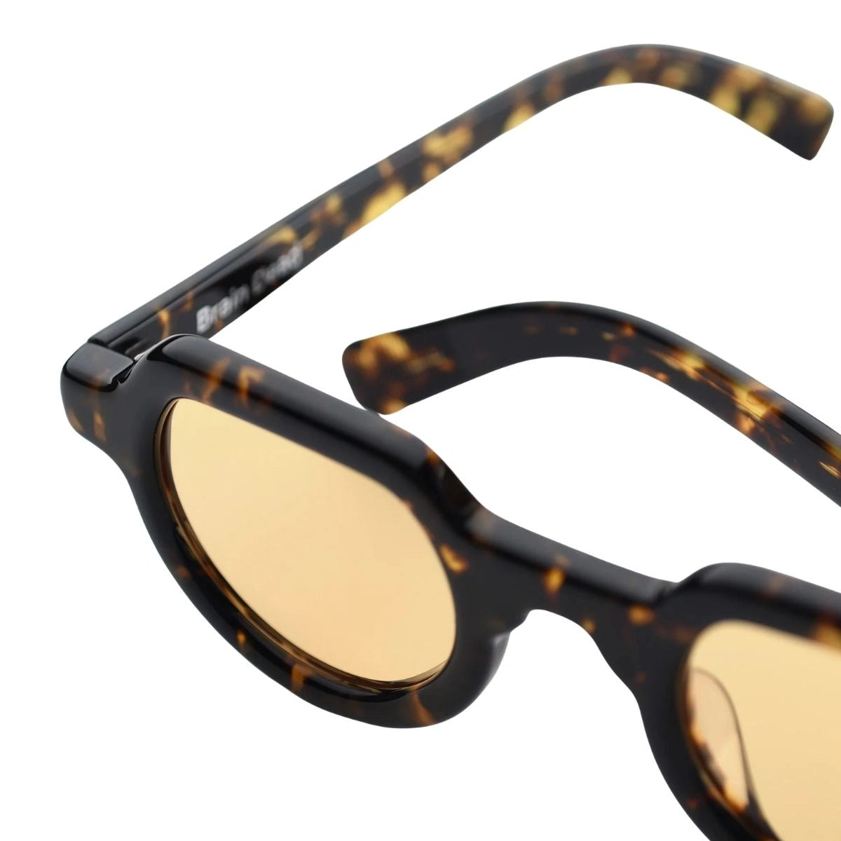 Authentic AKILA Brain Dead Tani unisex round designer sunglasses Tortoise frame.