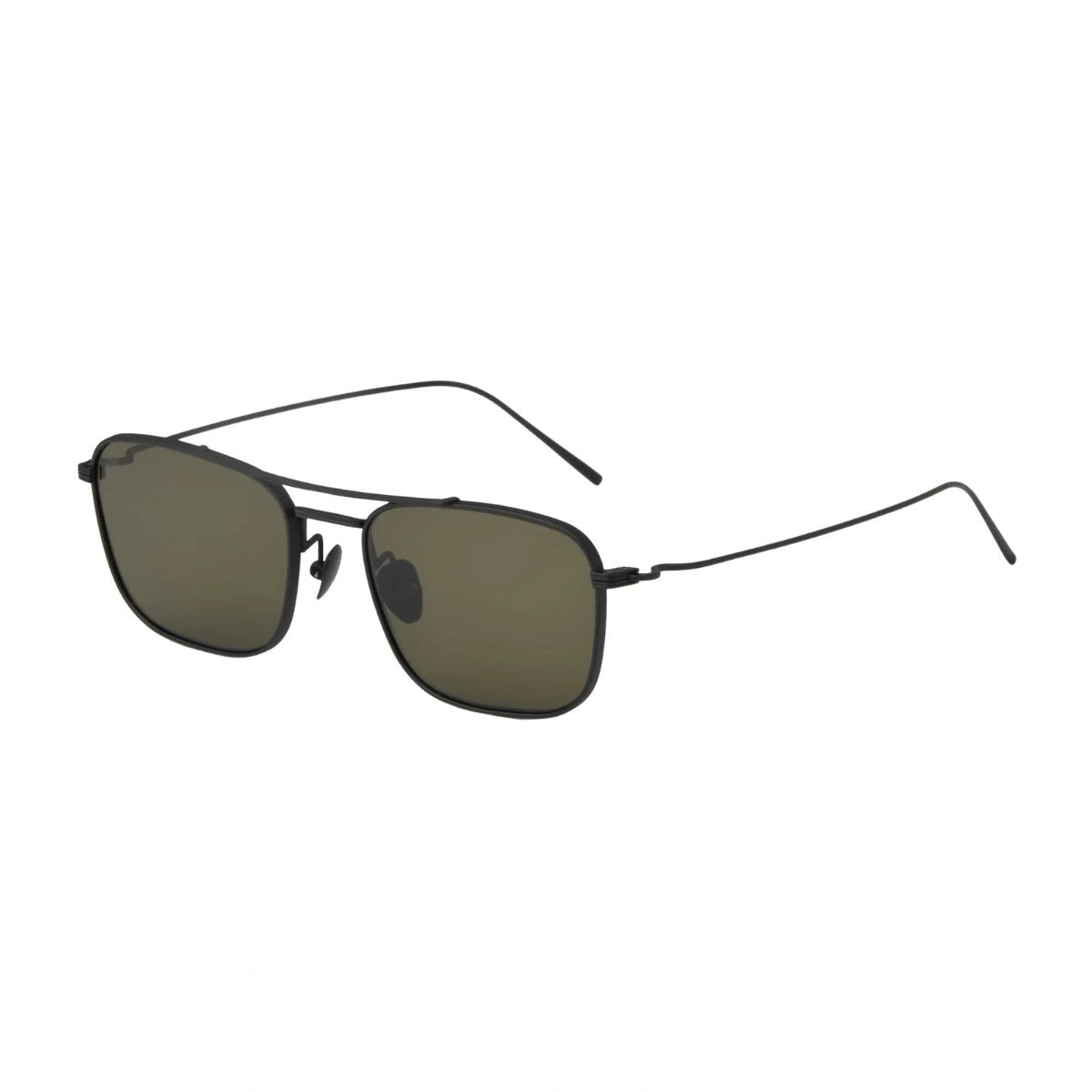 Crafted for style, AKILA Titan 2451 aviator shades feature slim matte black metal temples