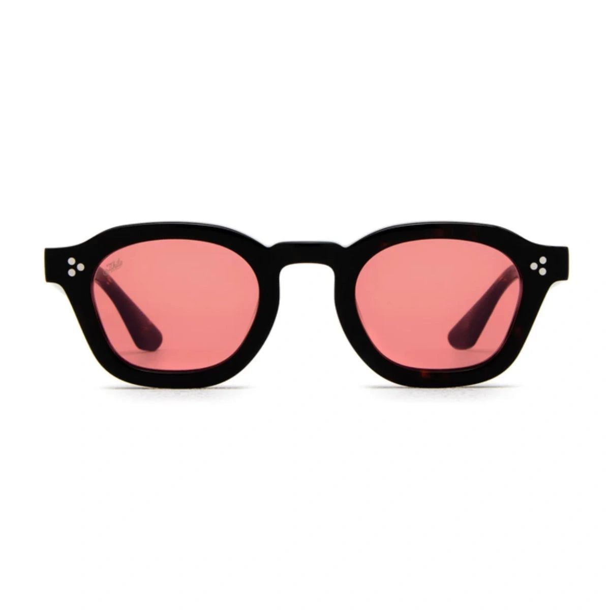 Authentic AKILA tortoise sunglasses with stylish rose tinted lenses
