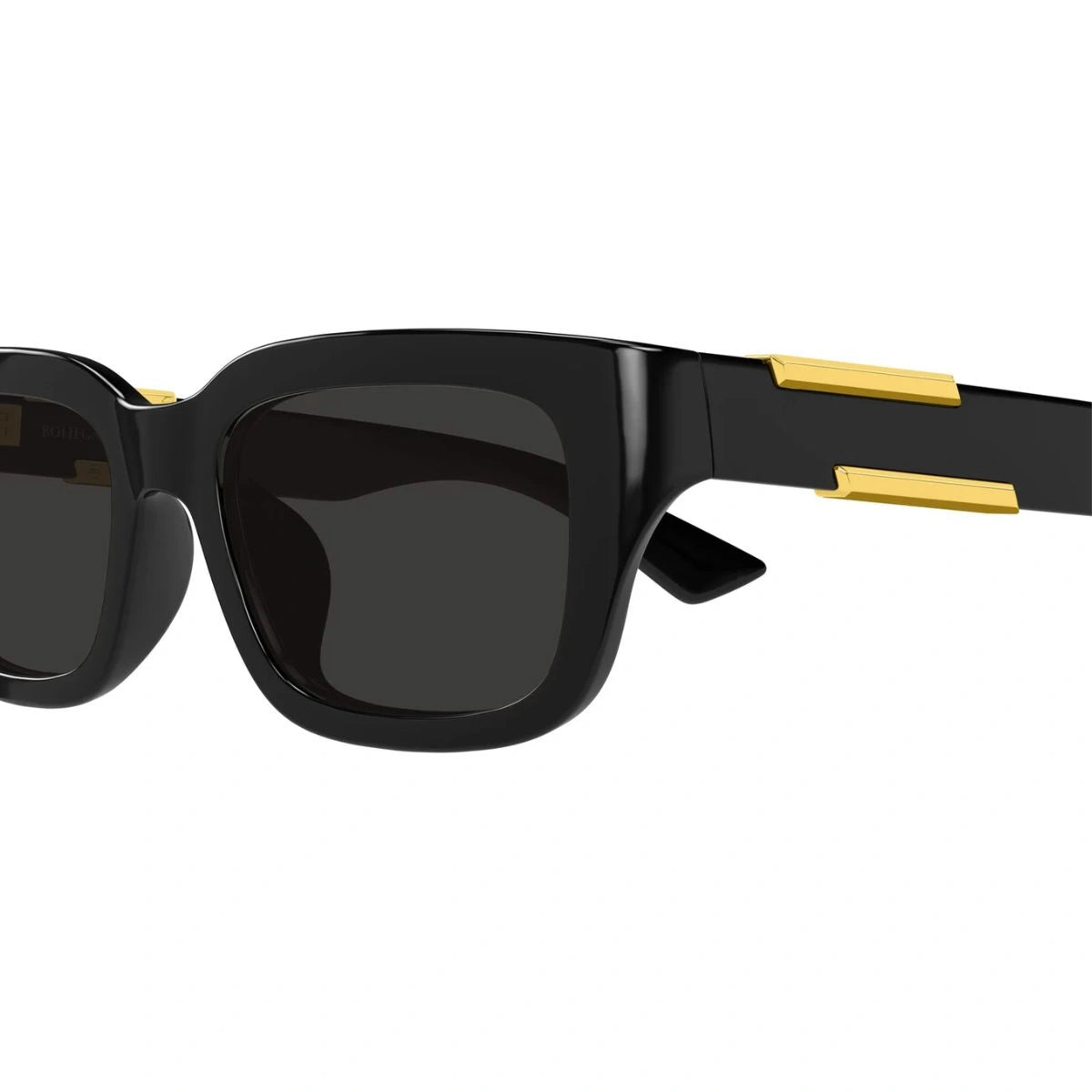 Discover Bottega Veneta BV1453SA 001 luxury black square sunglasses
