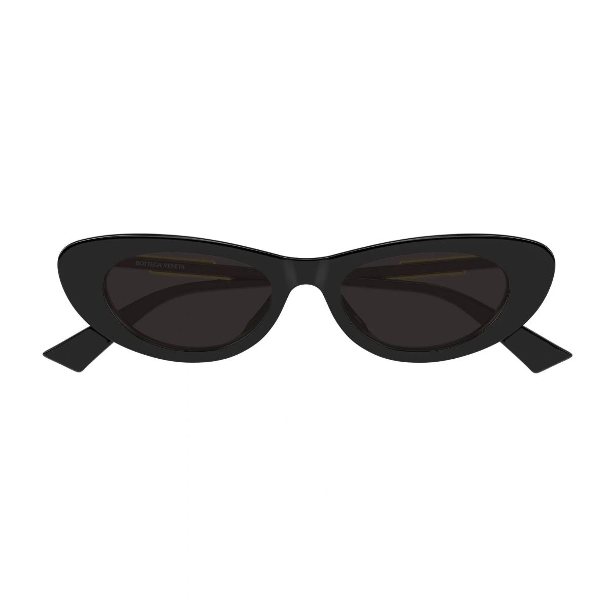 Introducing Bottega Veneta BV1447S 001 black cat-eye sunglasses with grey lenses