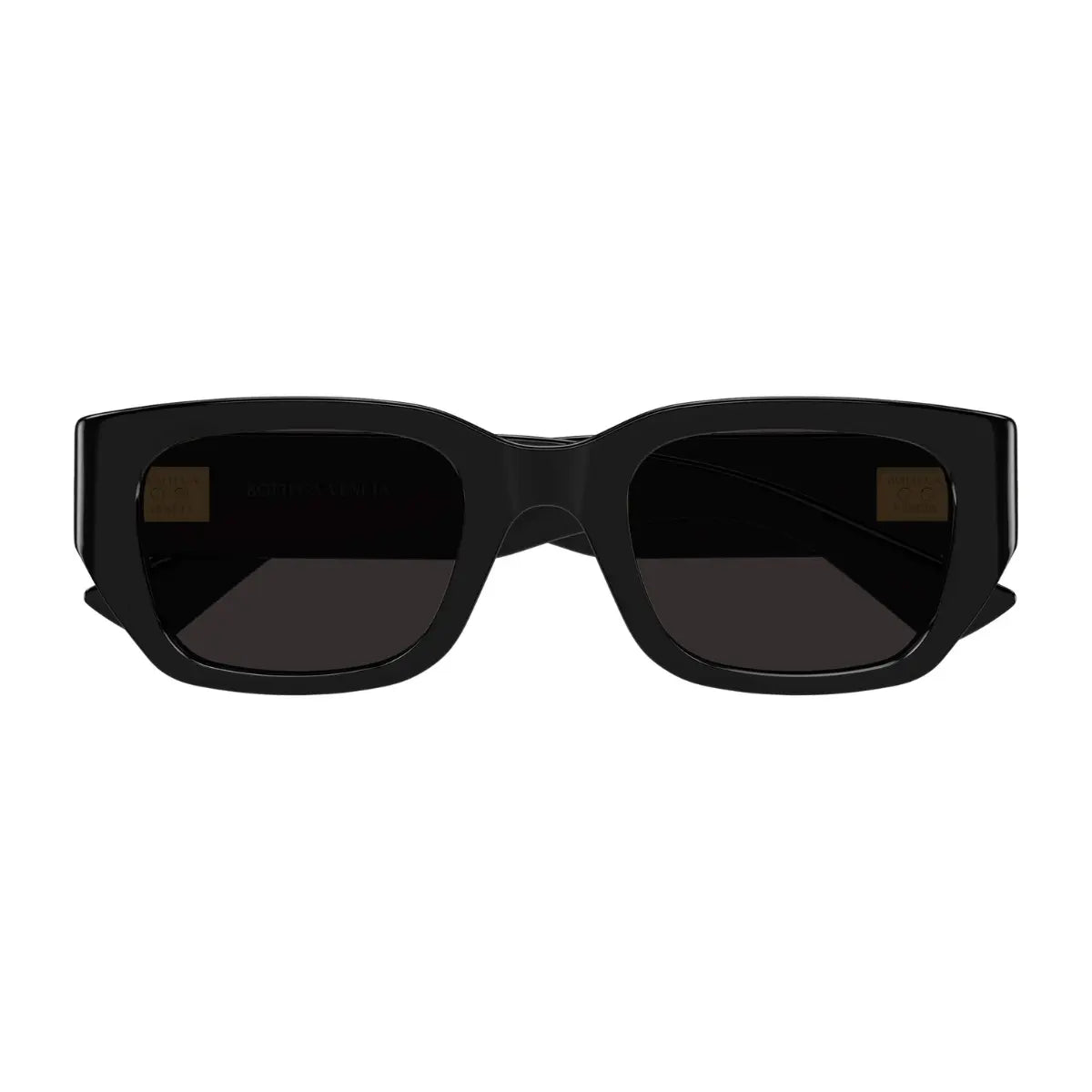 Bottega Veneta BV1401SA 001 black rectangle sunglasses at Optorium India