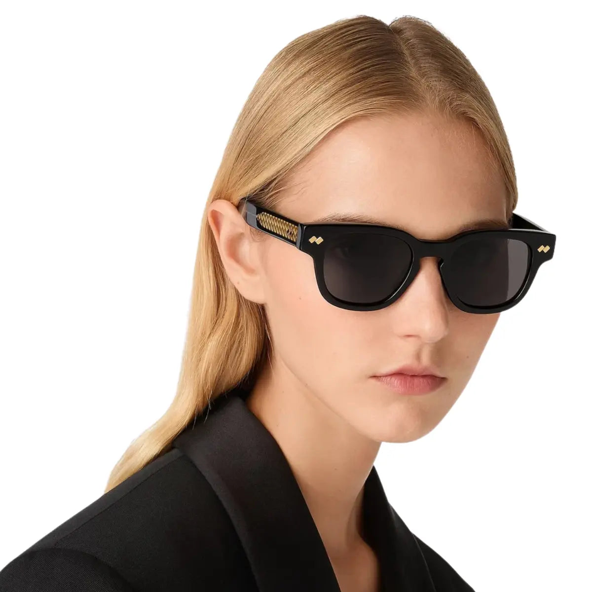 Premium Bottega Veneta BV1441S 001 acetate sunglasses Optorium India