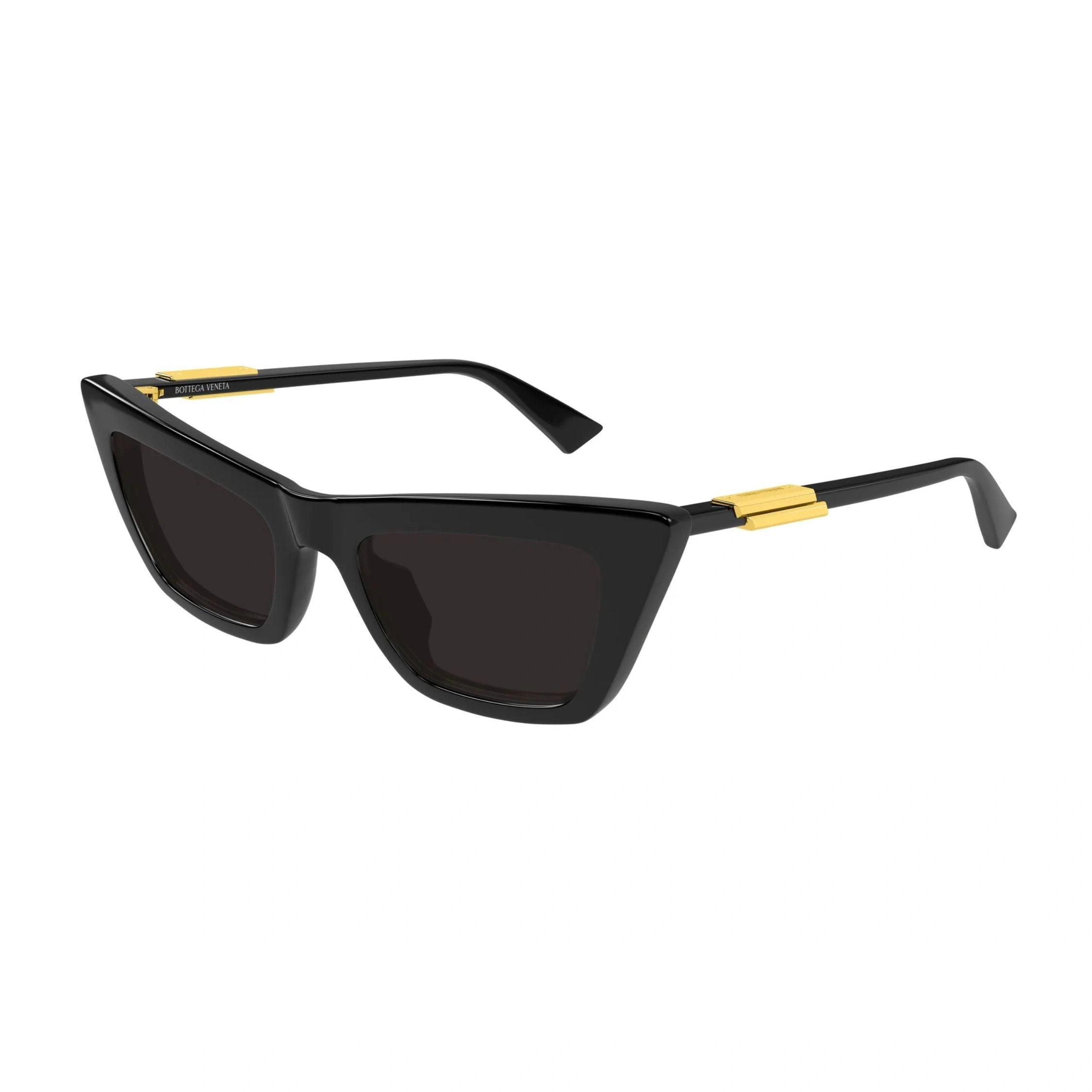 Explore Bottega Veneta BV1446S 001 women’s cat eye sunglasses with grey lenses