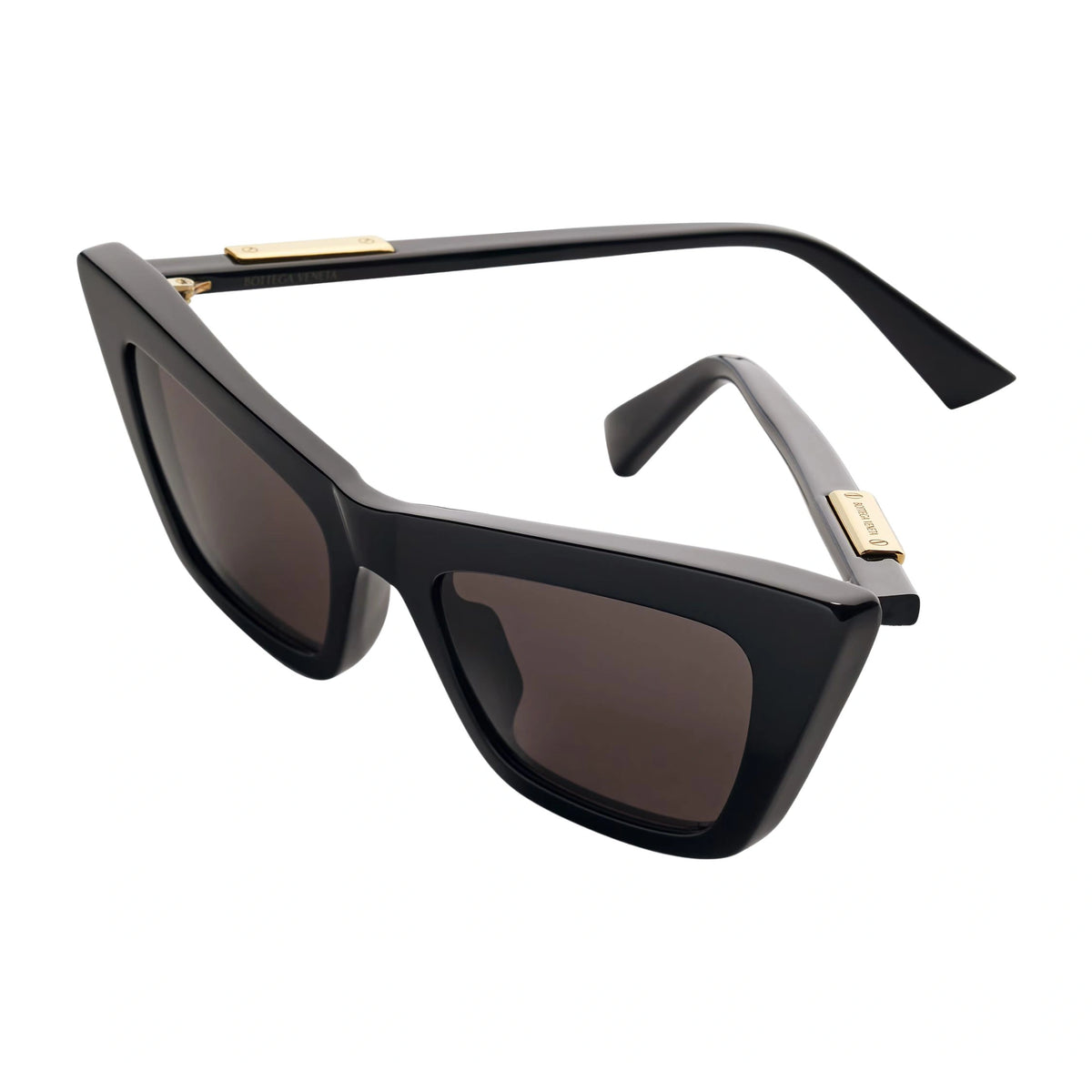 Discover Bottega Veneta BV1446S 001 luxury black cat eye sunglasses online