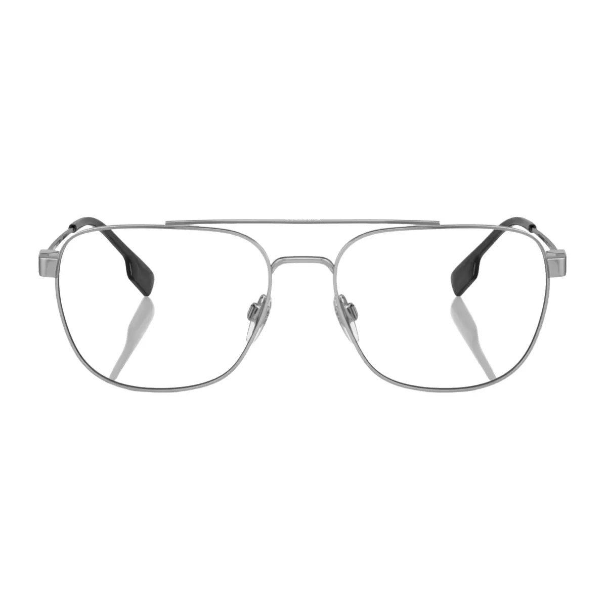 Burberry Optical Frame B 1377 1005 silver full-frame unisex square eyeglasses Optorium