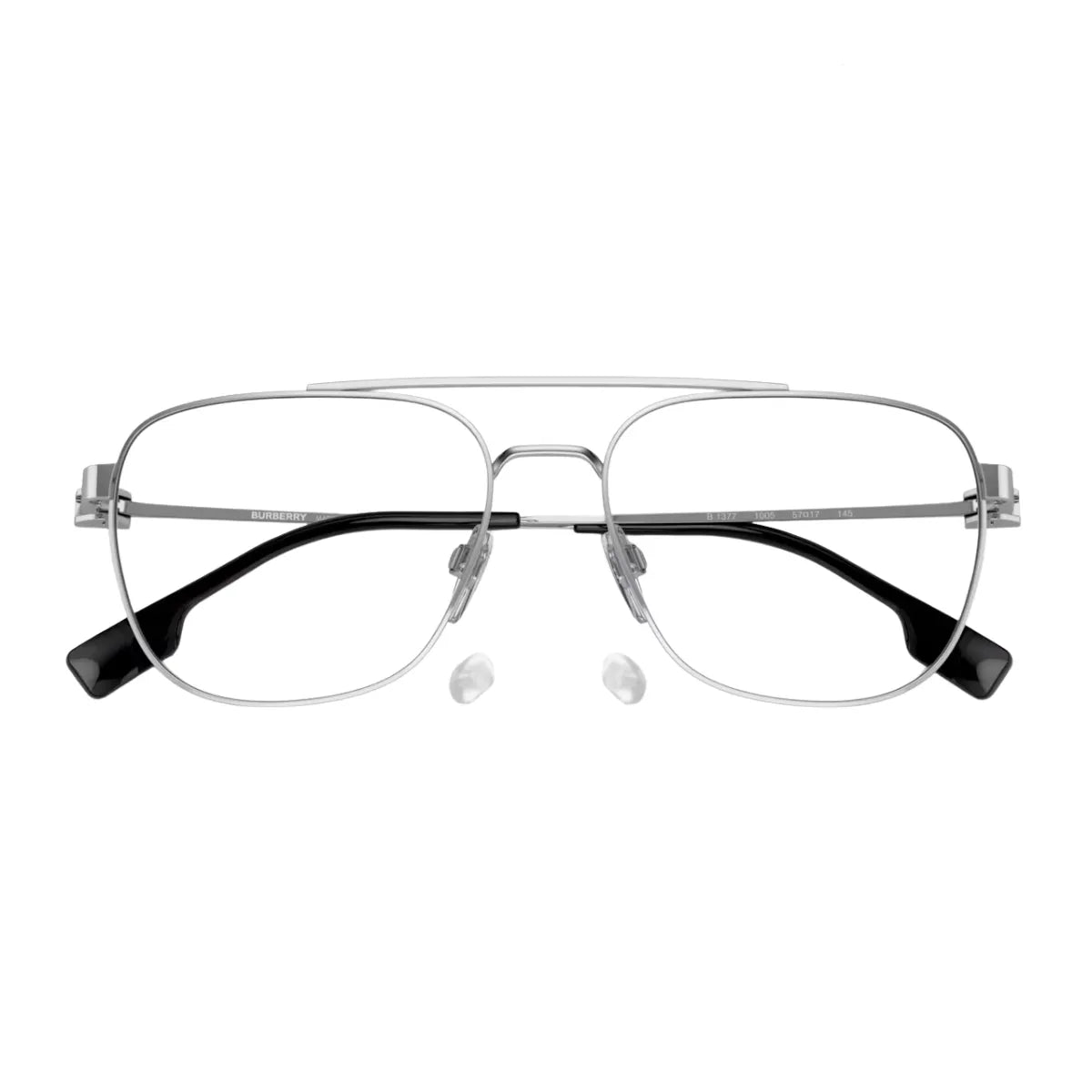 Burberry unisex silver square eyeglasses B 1377 1005 available online Optorium