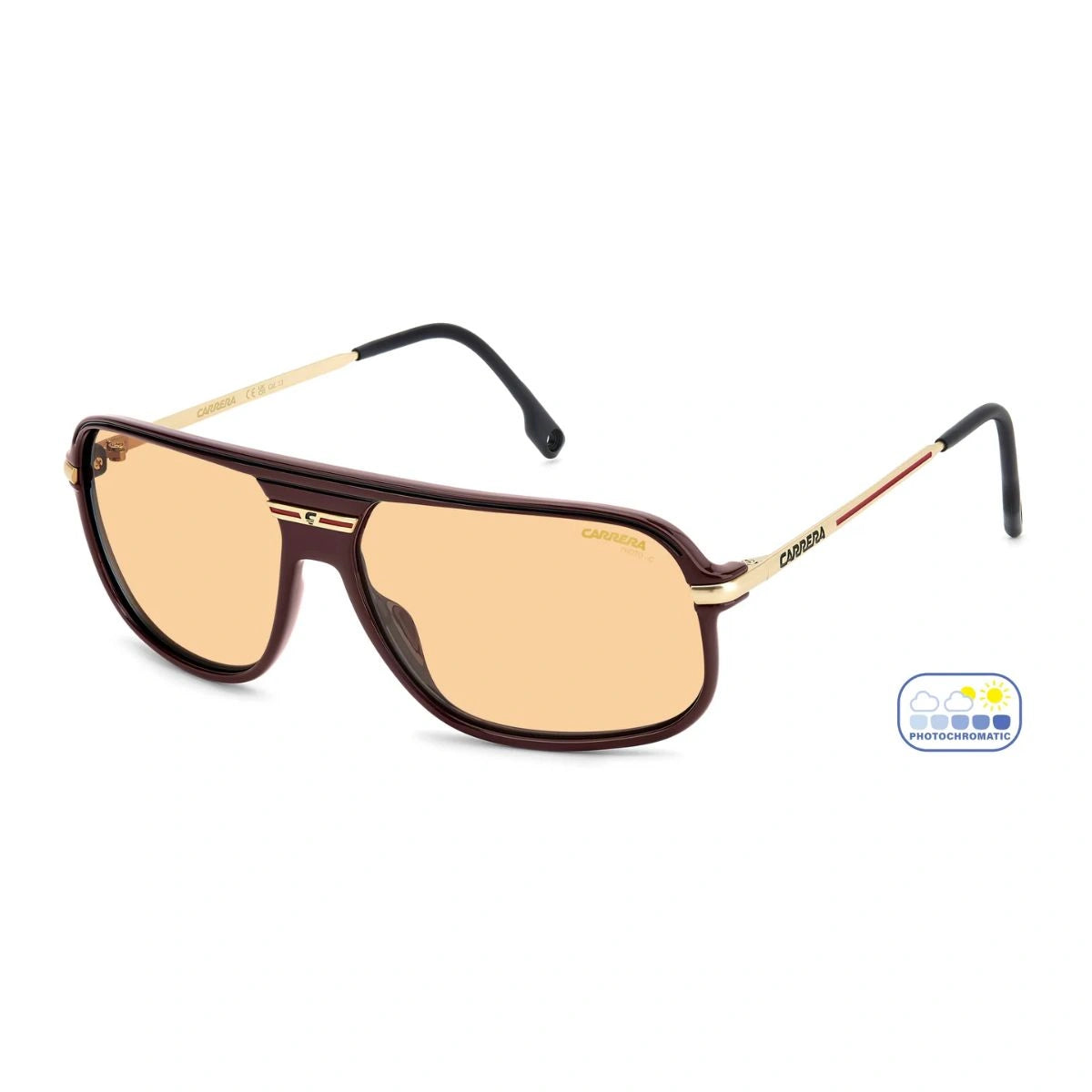 Carrera burgundy full-frame sunglasses for men 10/S 6K3Q6 at Optorium India