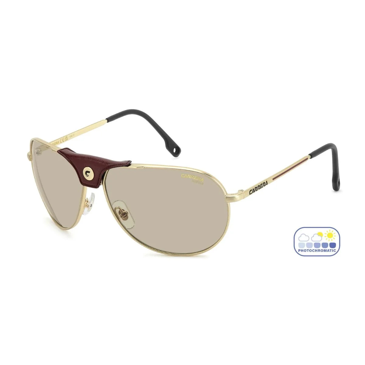 Premium Carrera C Sport 18/S 0NZ8J metal sunglasses in gold and black