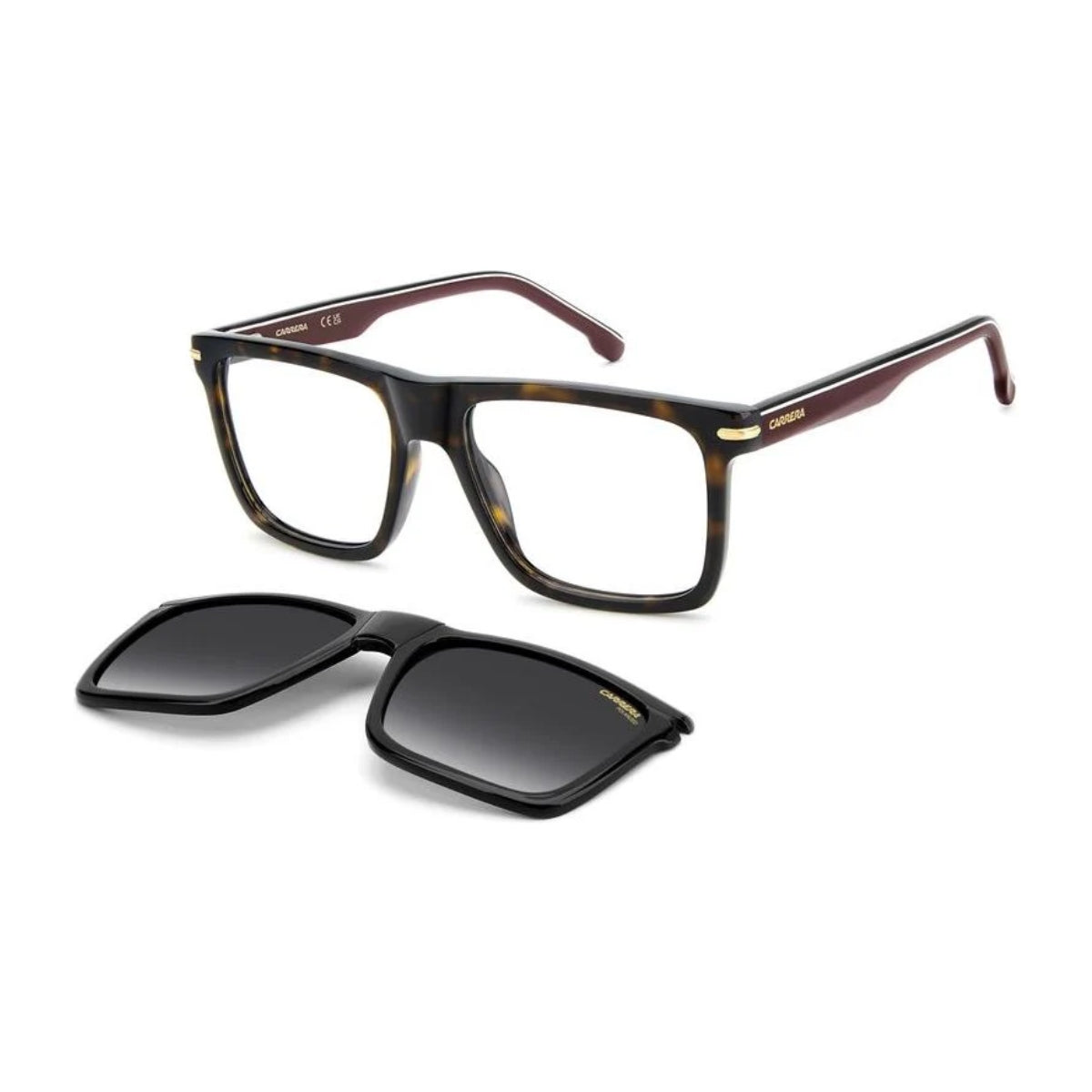 Carrera men prescription glasses CA 387/C 086 with purple gradient foldable at Optorium