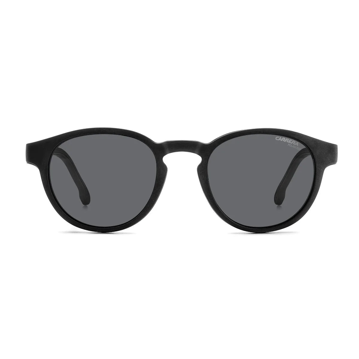 Carrera CA 8066/CS 08A99 black round clip-on frames with polarized lenses