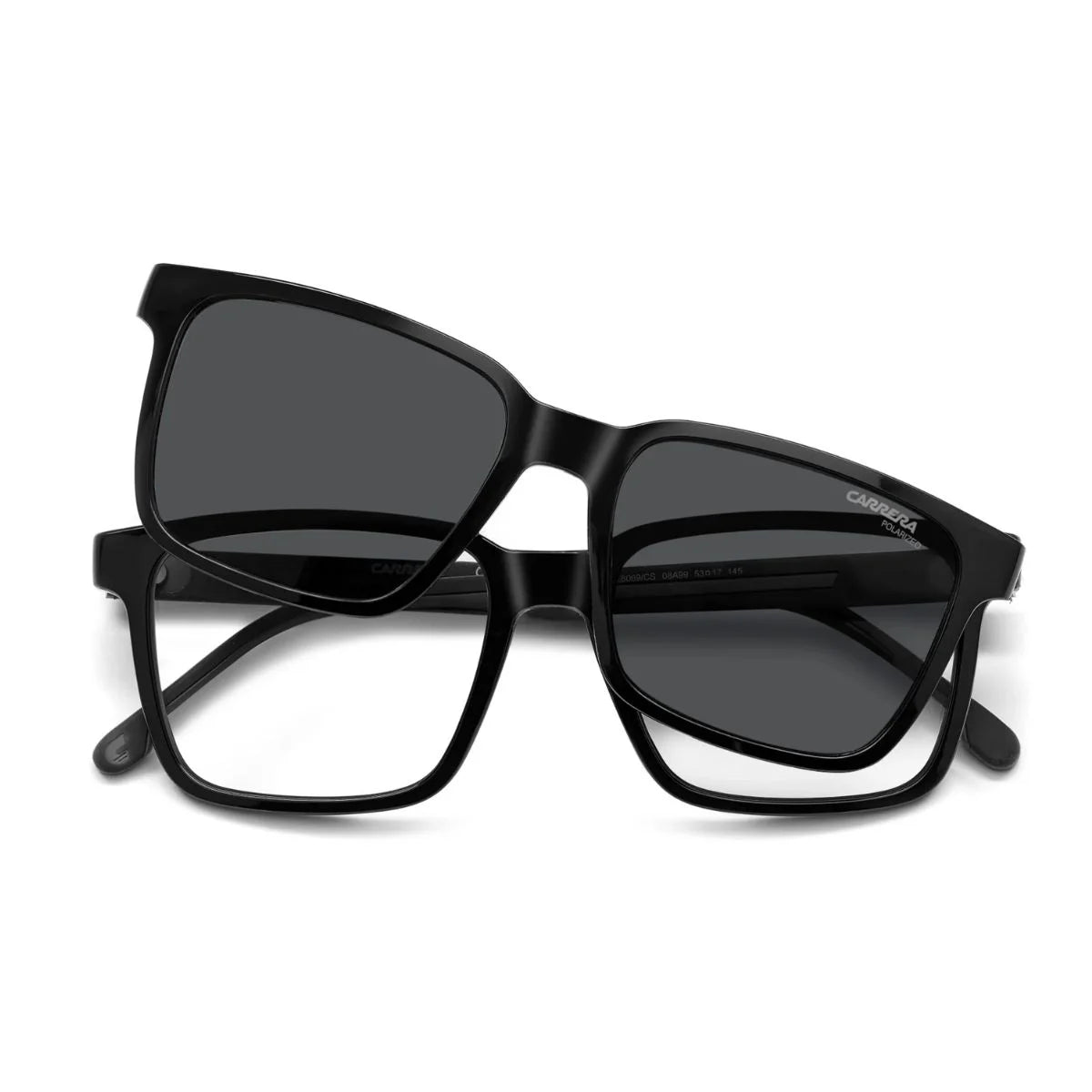 Authentic Carrera CA 8069/CS 08A99 full-rim optical frames with magnetic clip