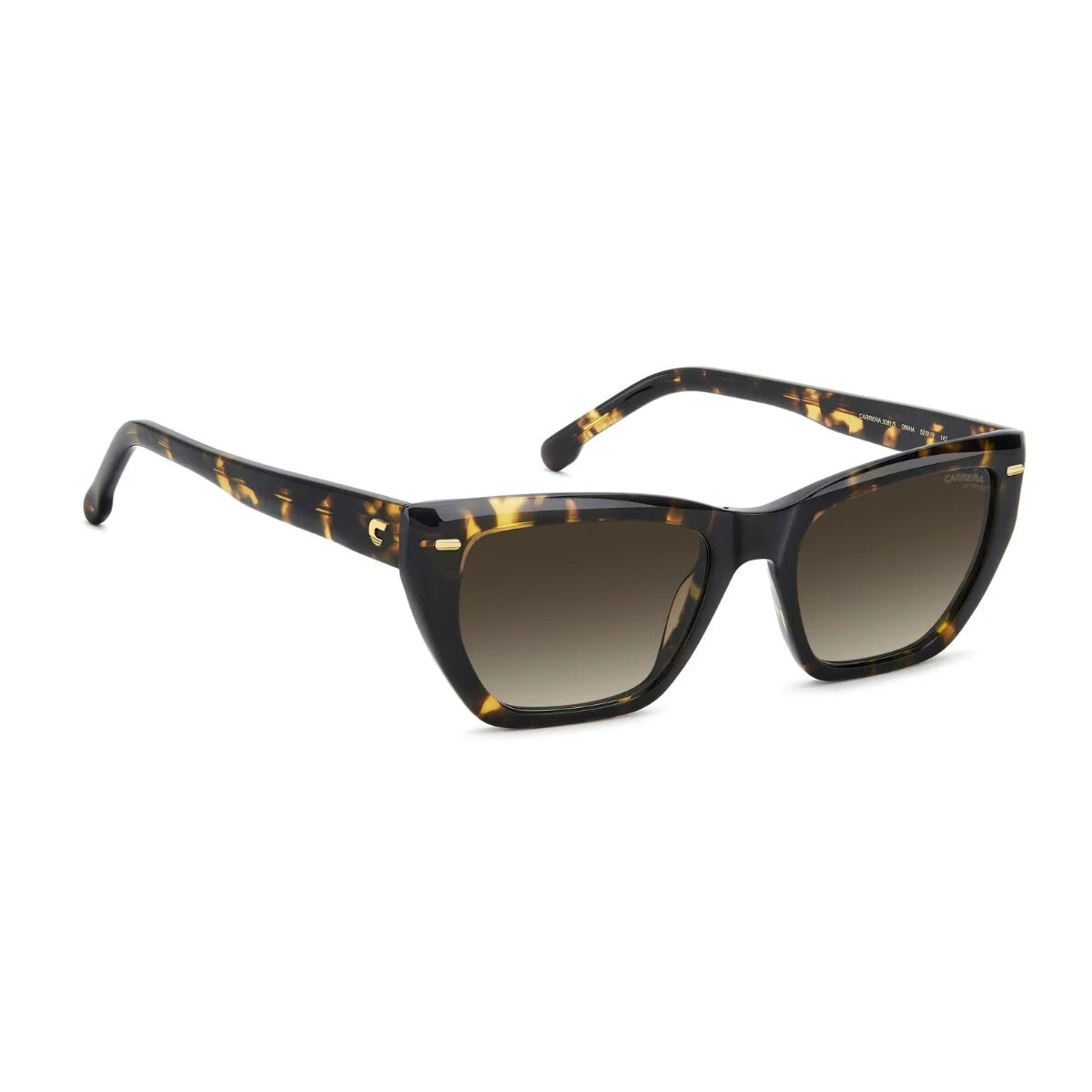 Carrera 3081/S 086HA dark Havana acetate cat-eye designer sunglasses