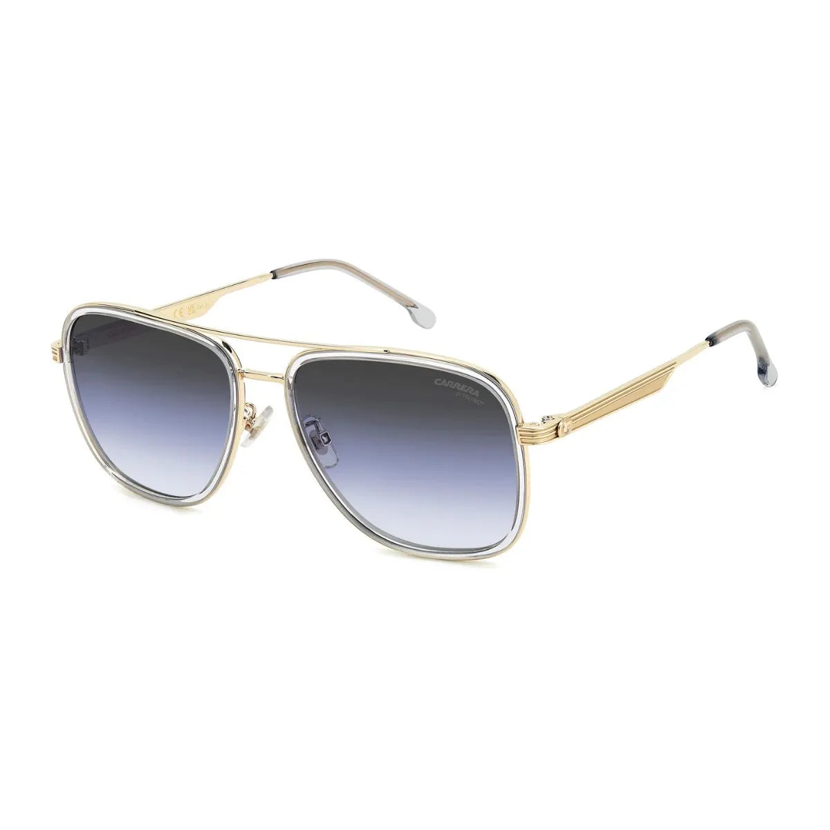 Carrera unisex shades 3089/S KB7GB featuring gold full frame design at Optorium