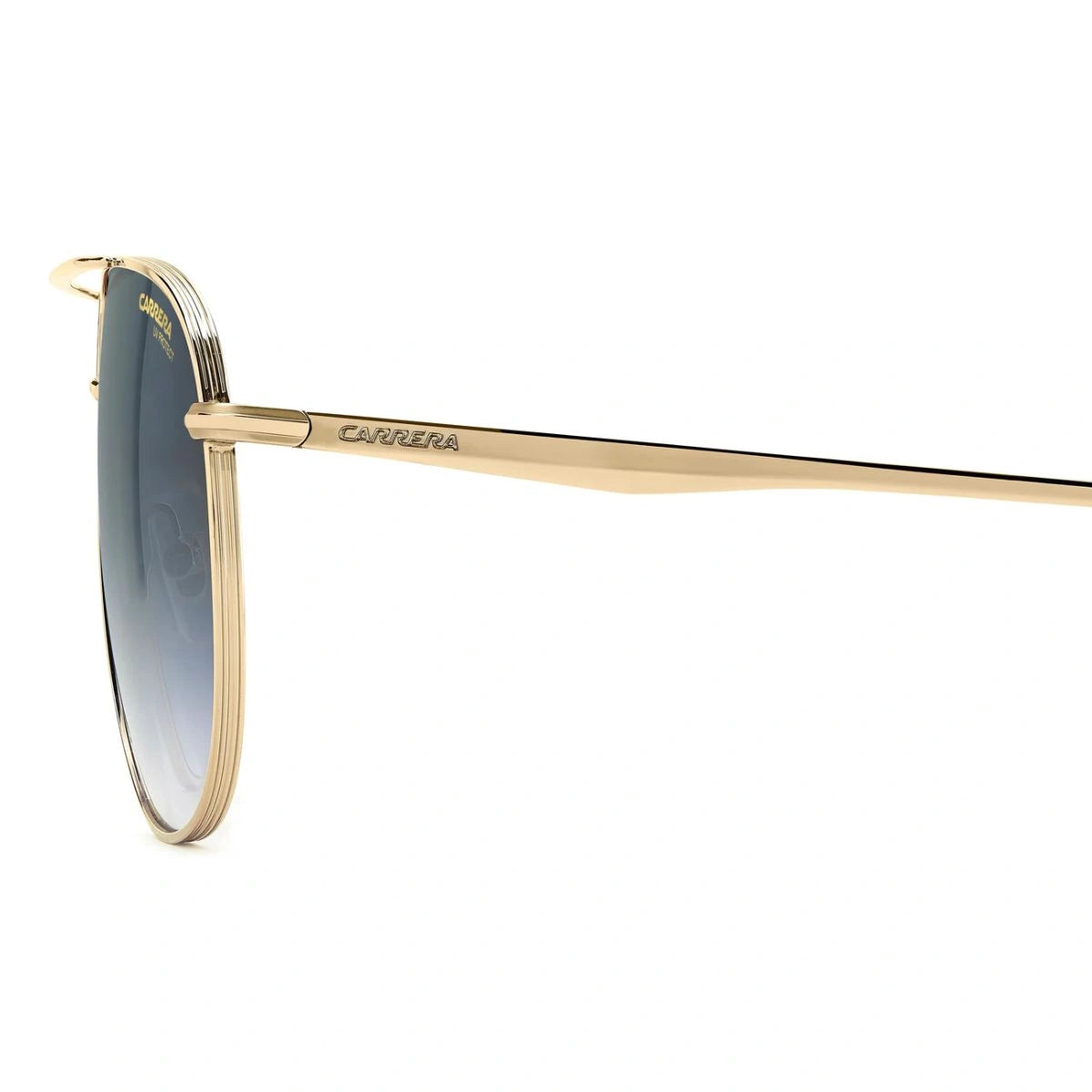 Stylish Carrera sunglasses 363/S OIT08 with black and gold colour temples at Optorium