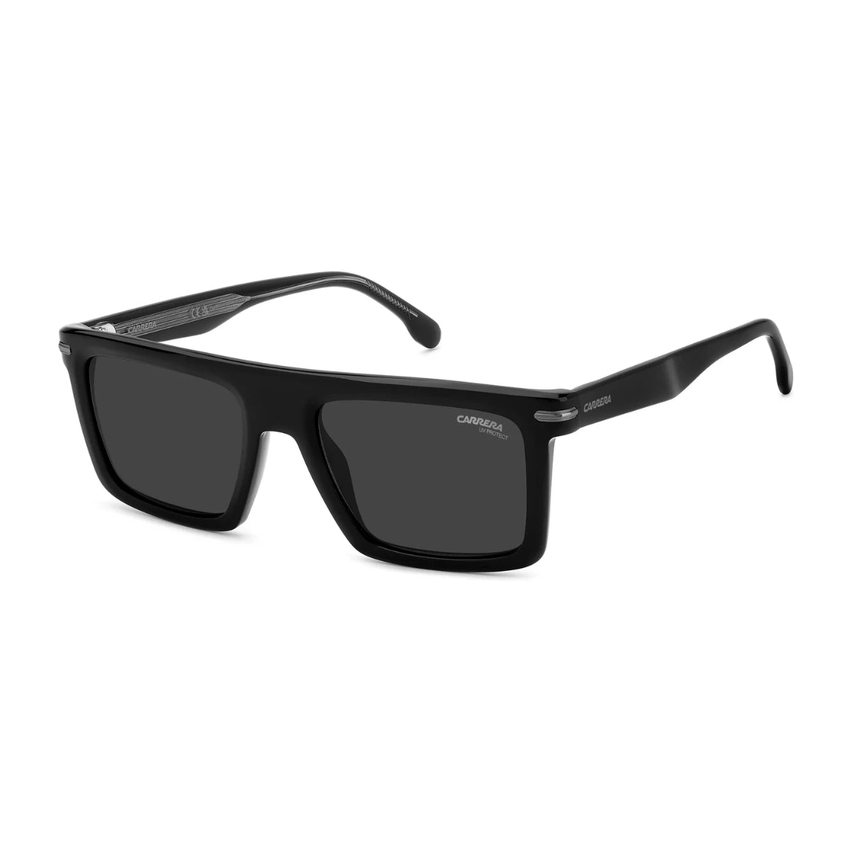 Stylish Carrera men's shades with black frame and grey lens design at Optorium