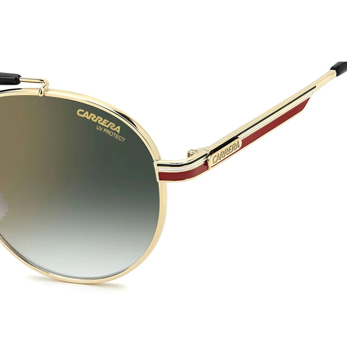 Premium Carrera 381/S W3JD6 designer sunglasses with red enamel temple detail