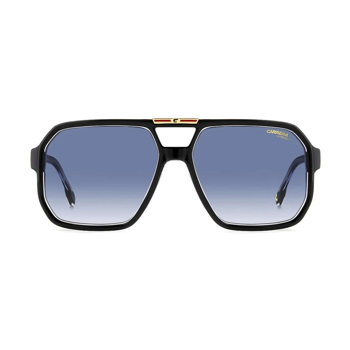 Carrera Victory rimless sunglasses blue lens lightweight design