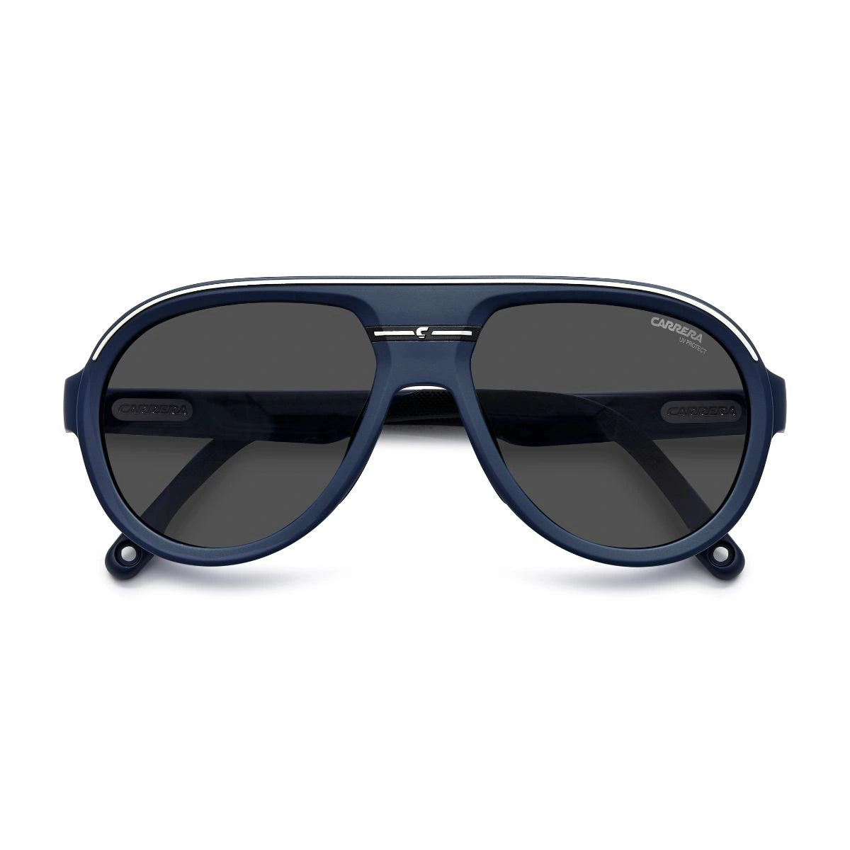 Carrera White Accent Aviator Eyewear Luxury Style